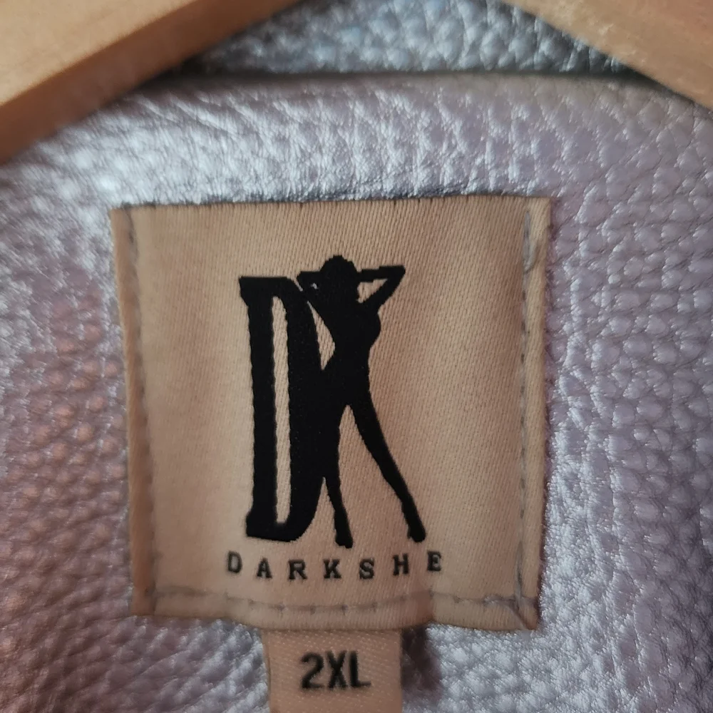 Colorful Graphic Leather Jacket - Picture 3 of 3